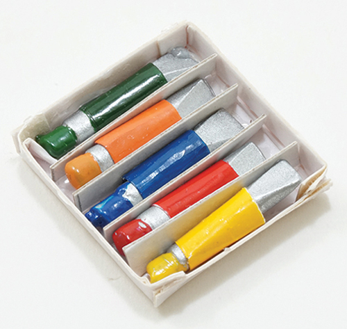 Dollhouse Miniature Paint Tubes